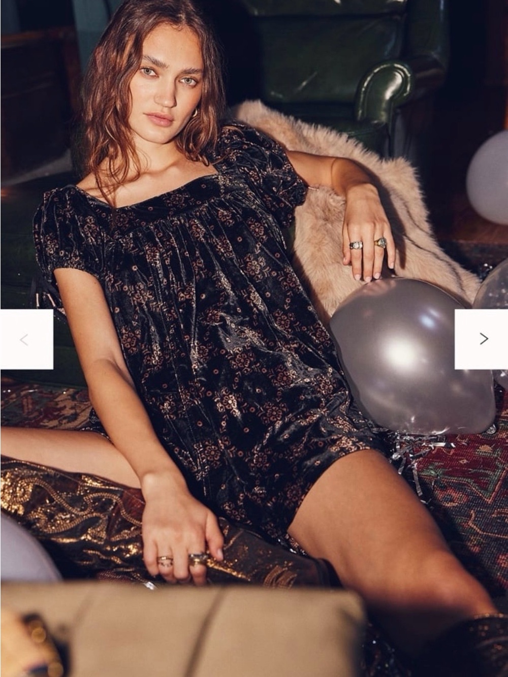 NWT We The Free Summer Camp Velvet Tunic